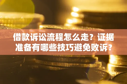 武汉借款诉讼流程怎么走？证据准备有哪些技巧避免败诉？