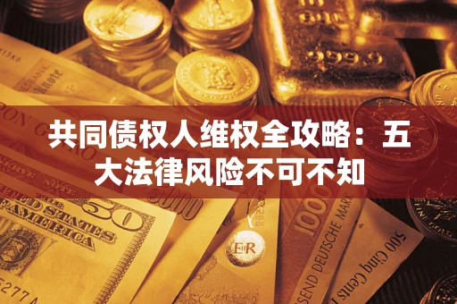 武汉共同债权人维权全攻略：五大法律风险不可不知