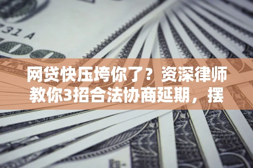 武汉网贷快压垮你了？资深律师教你3招合法协商延期，摆脱暴力催收！
