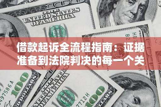 武汉借款起诉全流程指南：证据准备到法院判决的每一个关键步骤