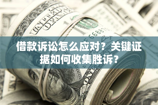 武汉借款诉讼怎么应对？关键证据如何收集胜诉？
